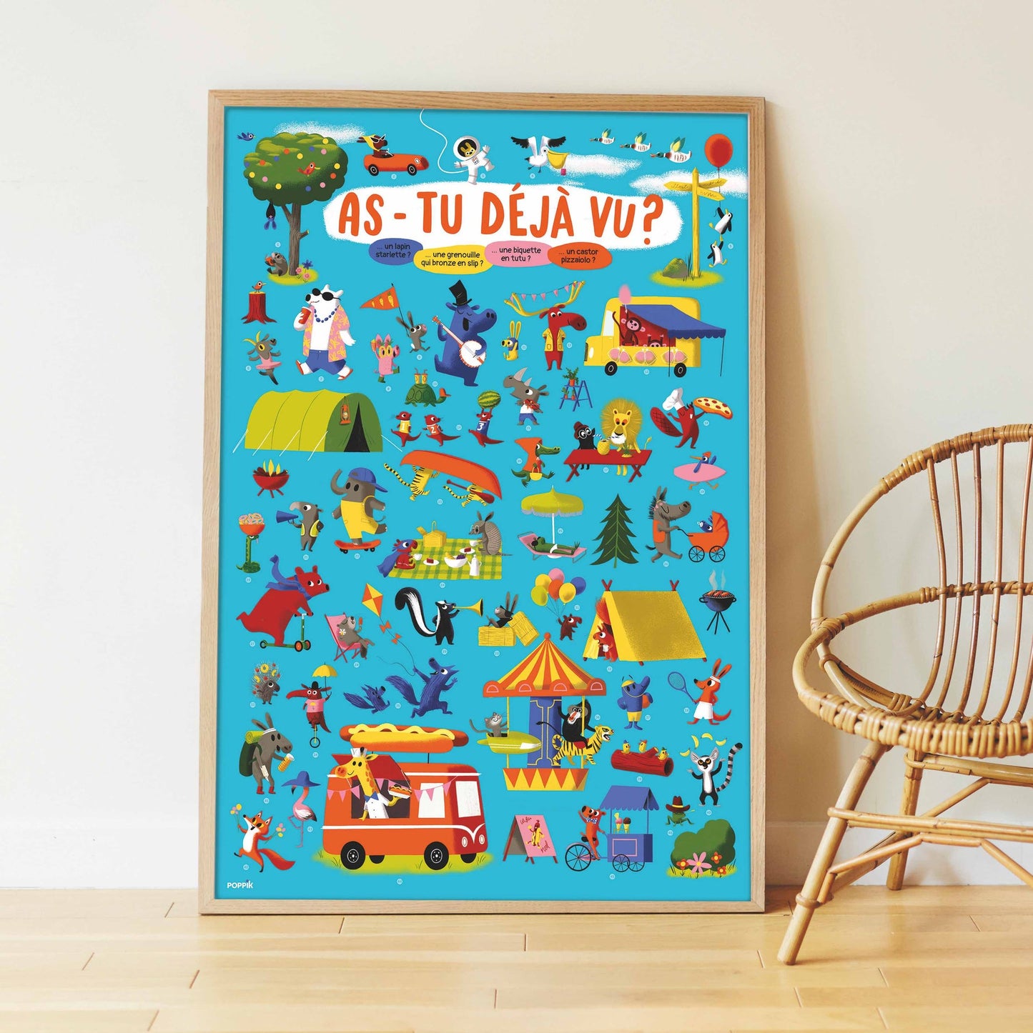 Educational poster: Funny Animals