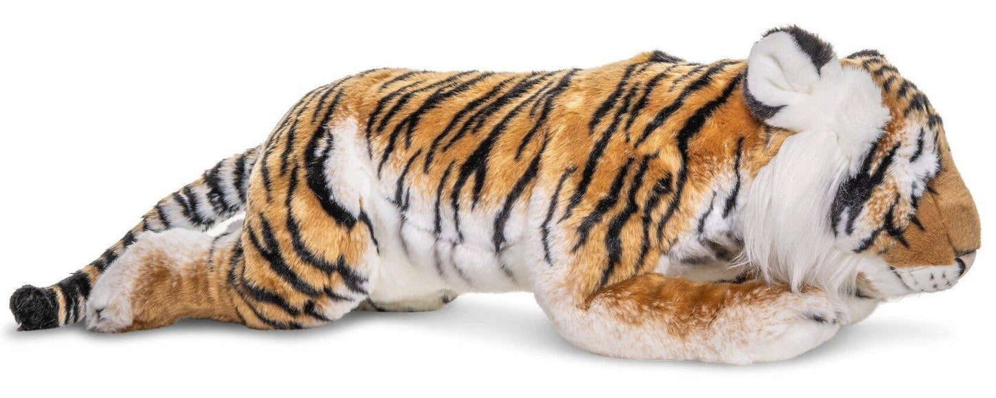 Large Plush Lying Tiger