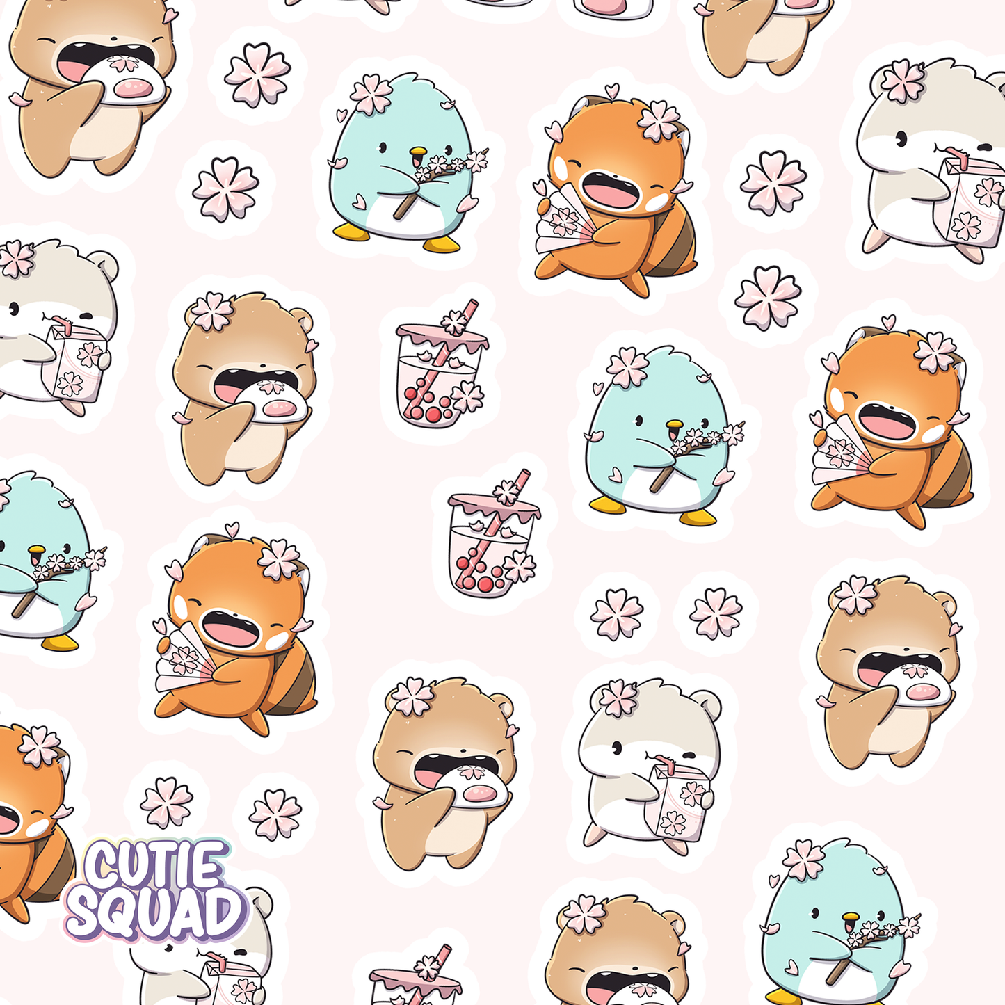 Stickerbögen Saison Sakura