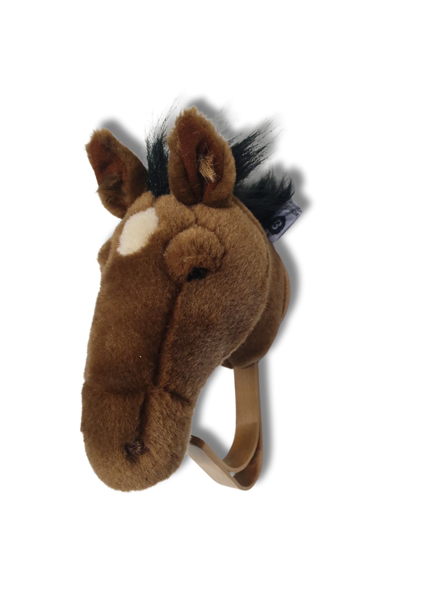 Brown Plush Horse Coat Rack