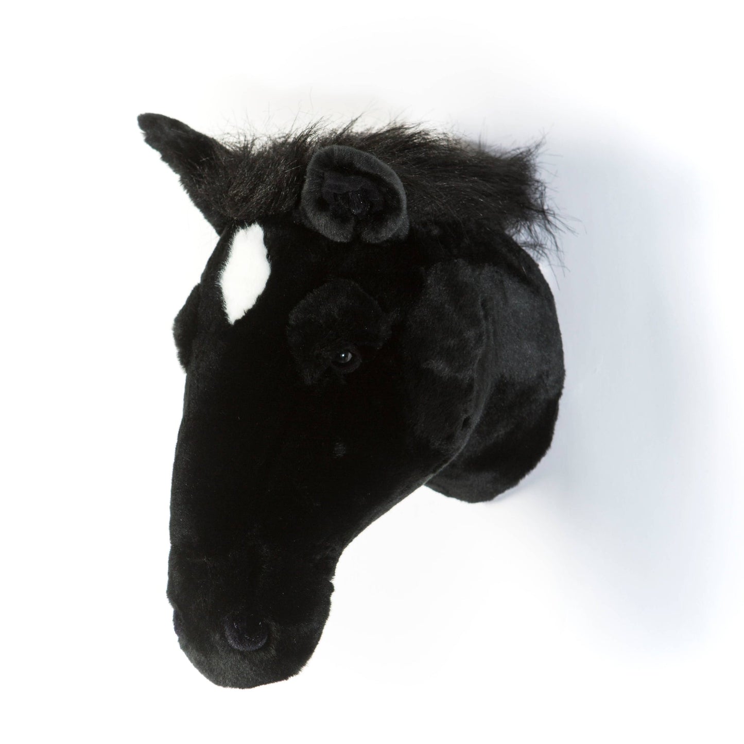 Décoration Murale Peluche Pierre le Cheval Noir - Wild & Soft