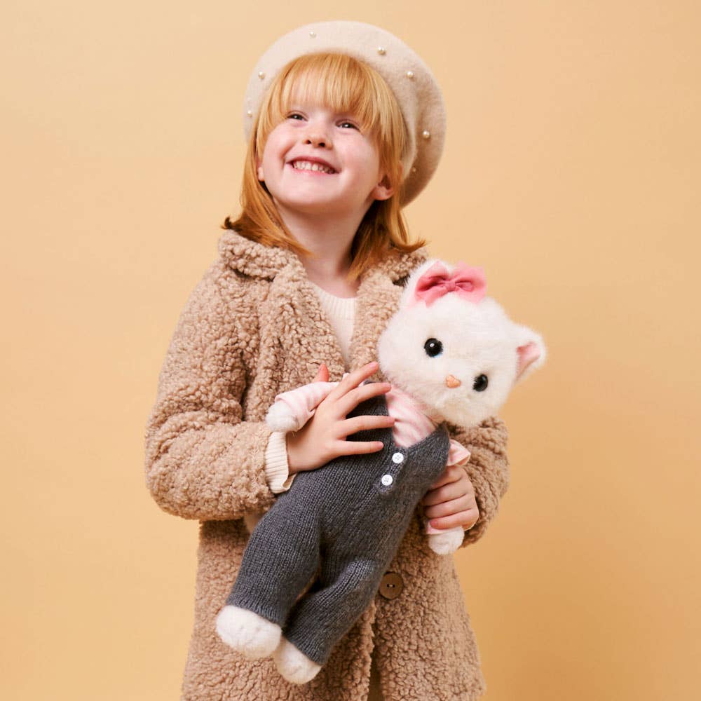 Peluche, Lucky Kitty, Lucky Sophie : Chaton élégant 38 cm 3+