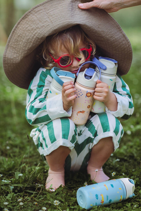 Tiny Bits Stainless Steel Insulated Water Bottle for Children
