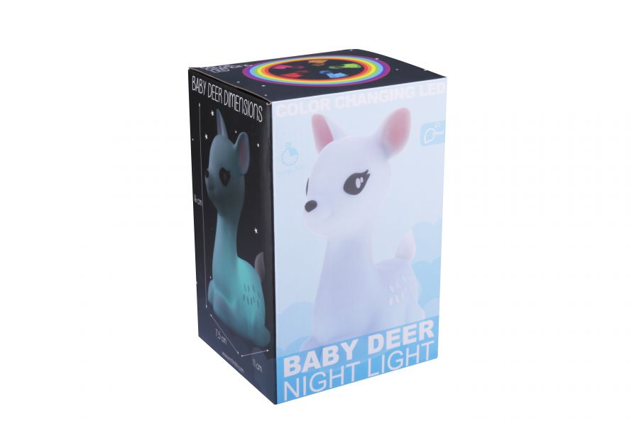 Blue suede night light