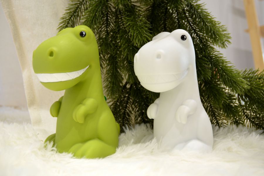 Grüner Dinosaurierpilot