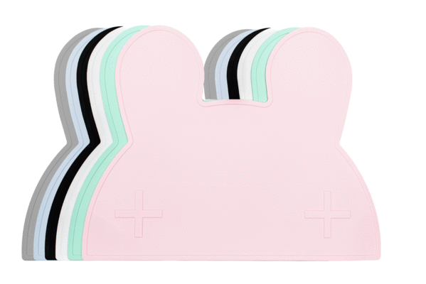 Minty Green Rabbit Silicone Table Set