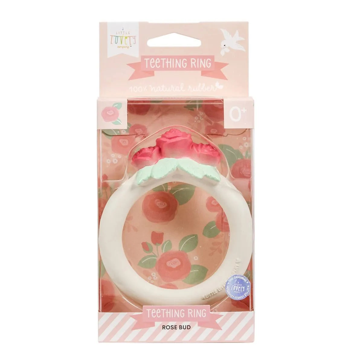 Anneau de dentition Boutons de Rose – vue 6 – A Little Lovely Company