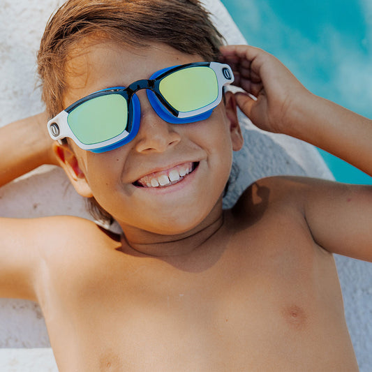 Phantom Surfer Shark Boy Schwimmbrille für Kinder mit kleiner Flosse