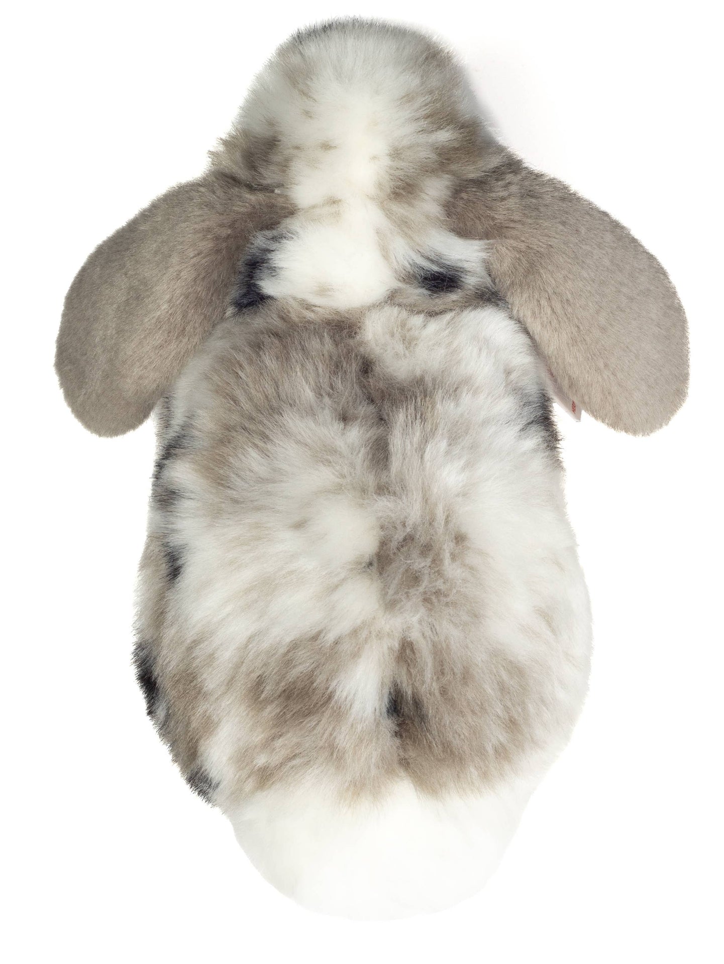 Grey and white lop rabbit plush toy