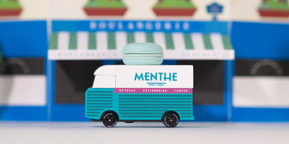 Candycar World Wooden Van - Mint Macaron Van