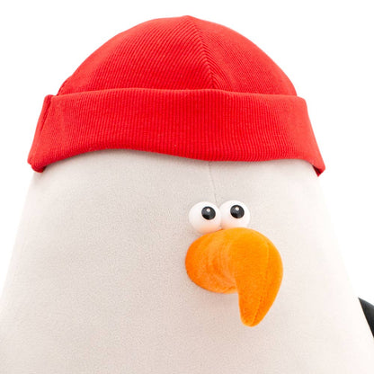 Albatross Plush Toy with Red Cap - 50 cm