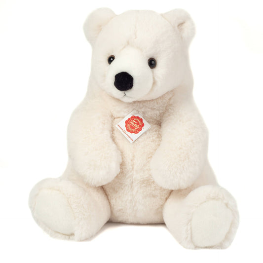 Sitting Polar Bear Plush Toy