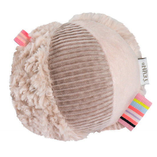 Balle hochet flamant rose – Ø 9 cm
