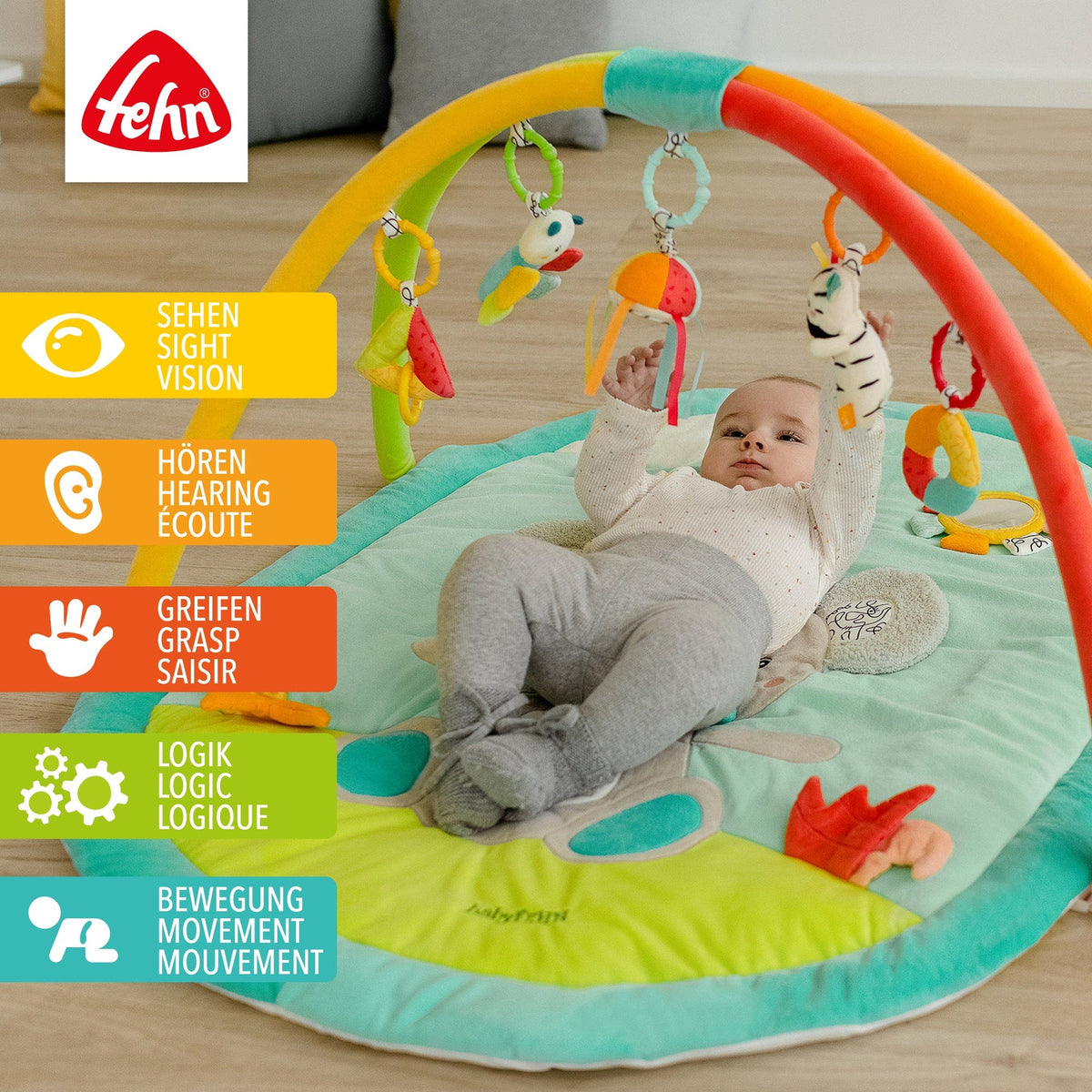 Tapis d’éveil 3D koala – 85 × 110 cm