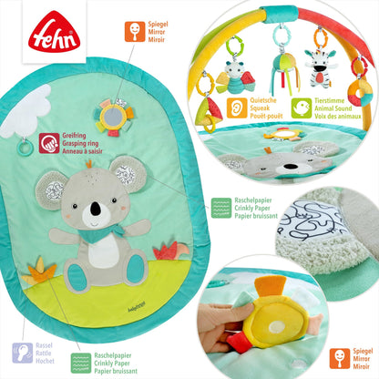 Tapis d’éveil 3D koala – 85 × 110 cm