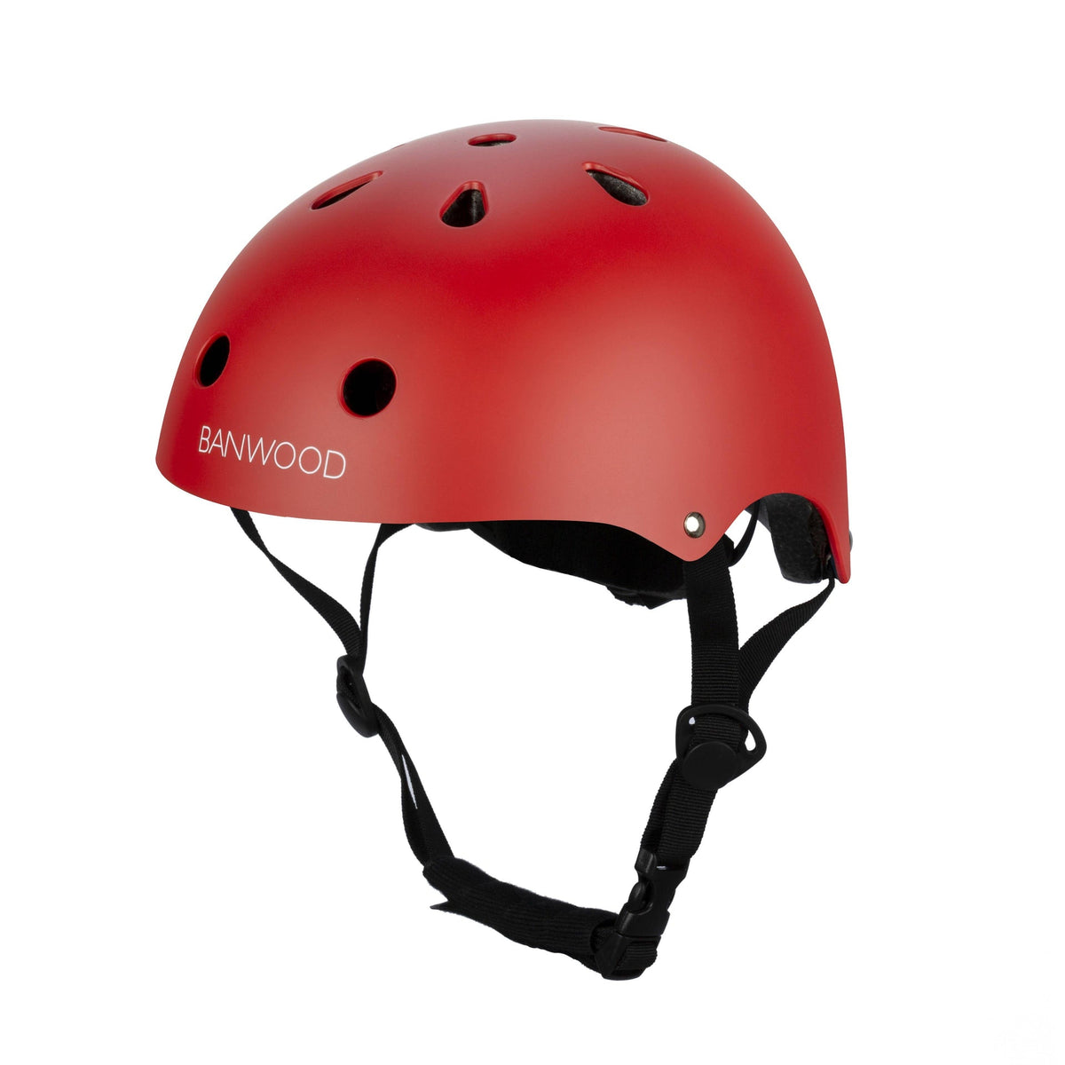 casque enfant rouge mat banwood