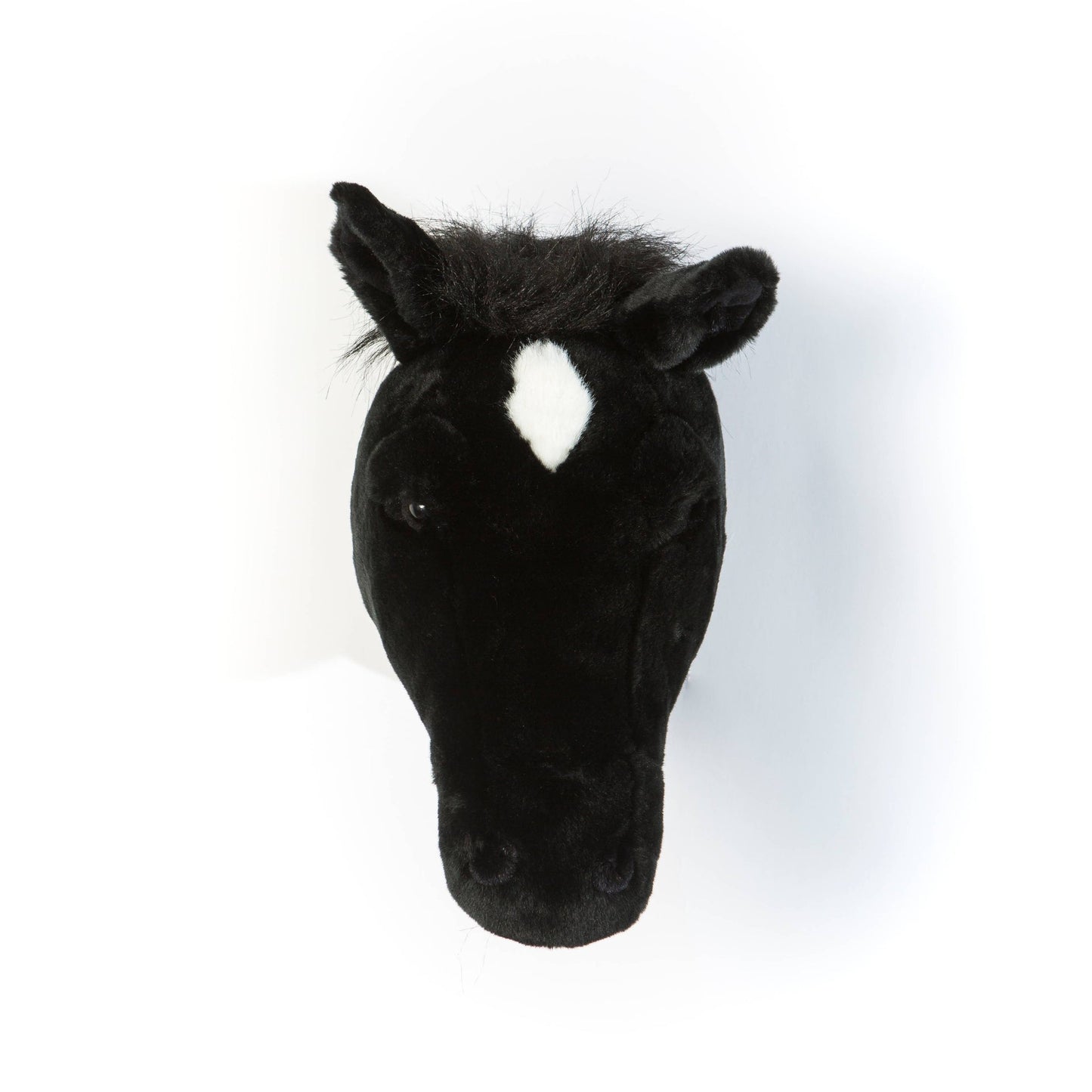 Pierre the Black Horse Plush Wall Decor