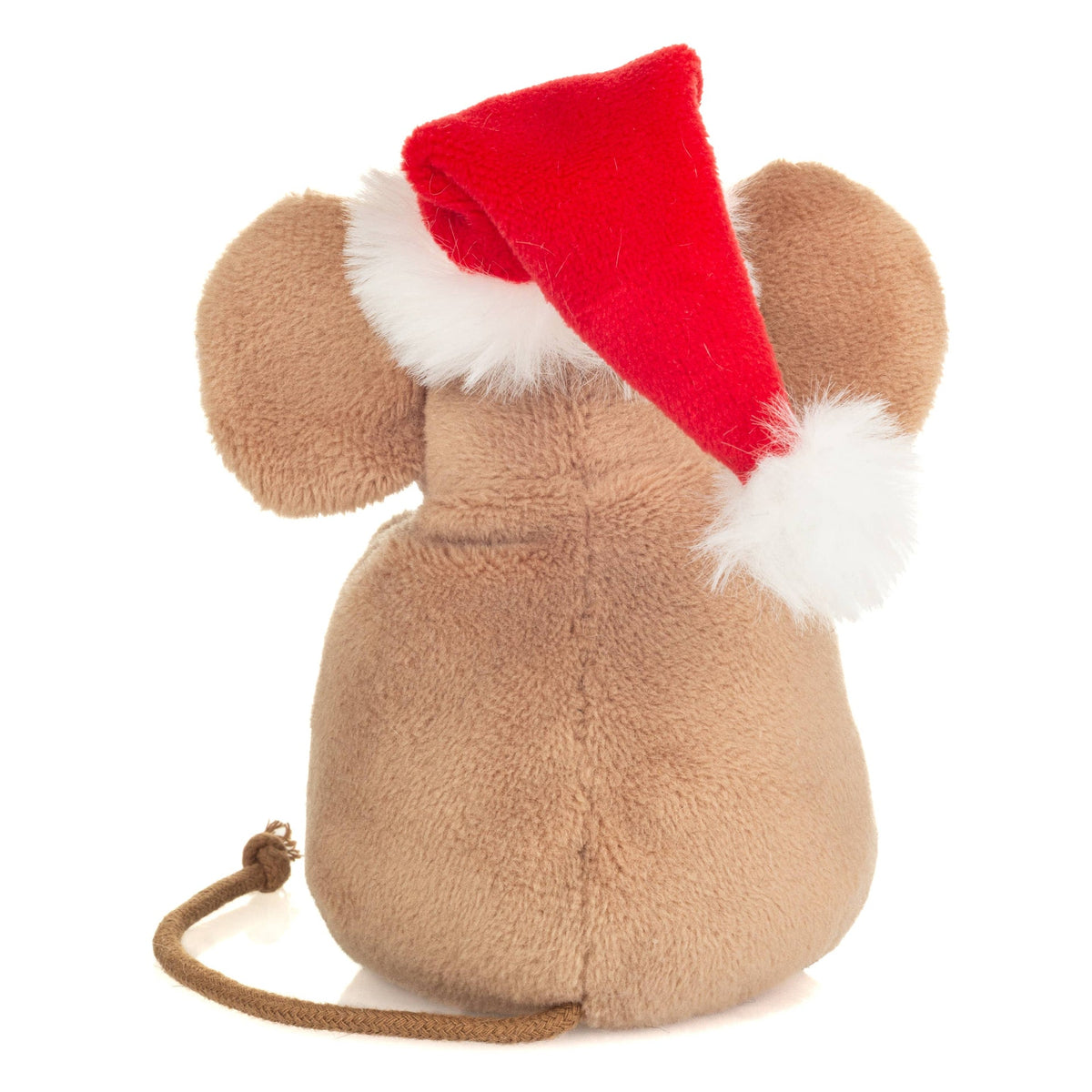 Peluche Souris de Noël avec Feuille de Houx – 11 cm