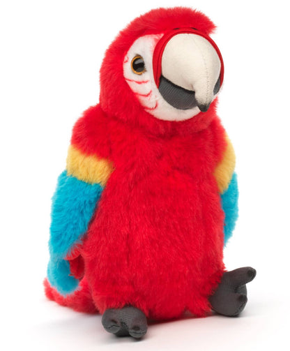 Macaw Parrot Plush Toy - Red
