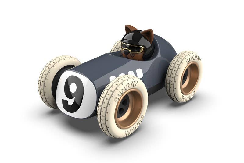 Voiture Egg Karlos - Scrambler - Gris | Playforever