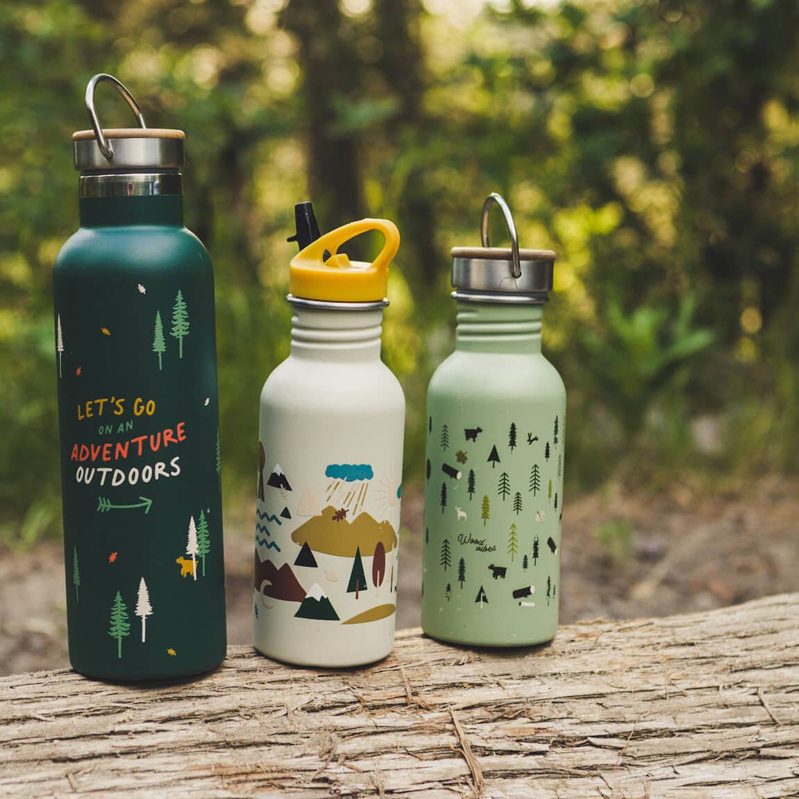 „Wood Vibes“ Kinderflasche