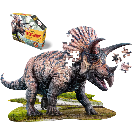 Puzzle - Ich bin Triceratops