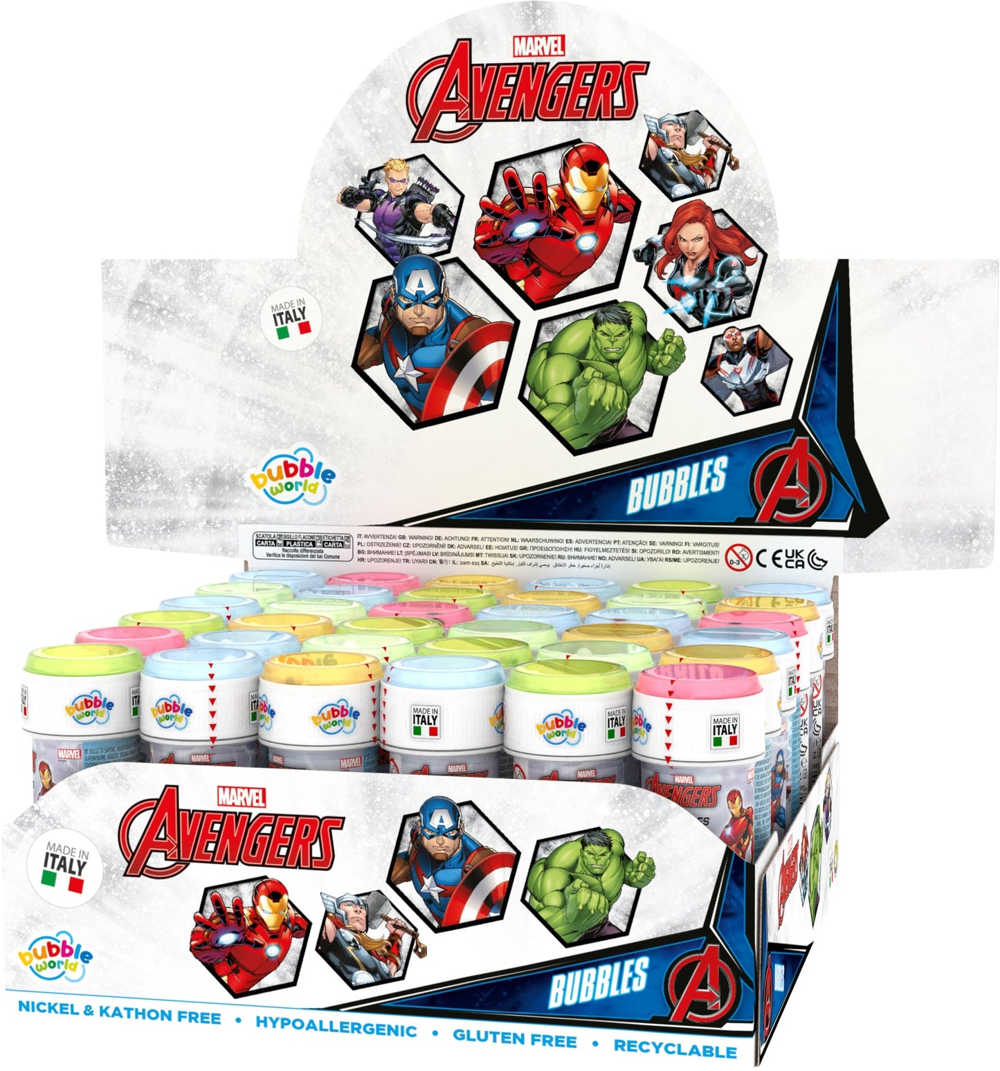 Marvel Seifenblasen - Avengers Flasche 60 ml
