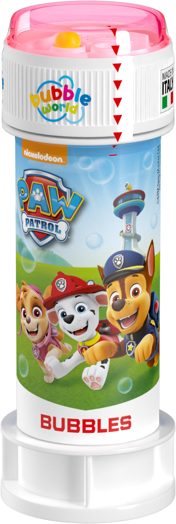 Paw Patrol Seifenblasen-Set – Display mit 36 x 60 ml Fläschchen