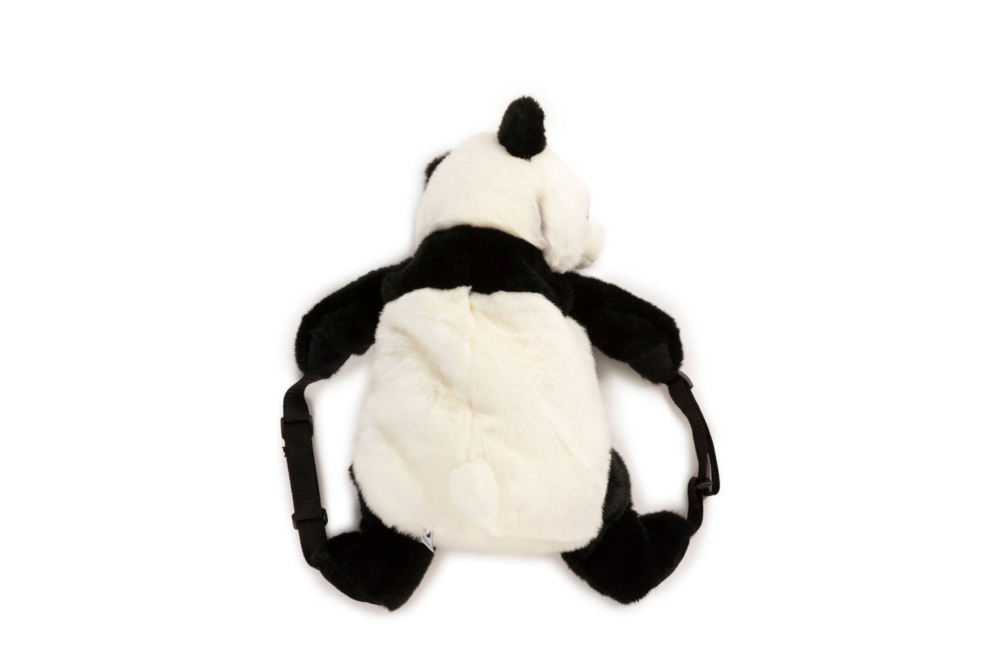 Panda plush backpack for children