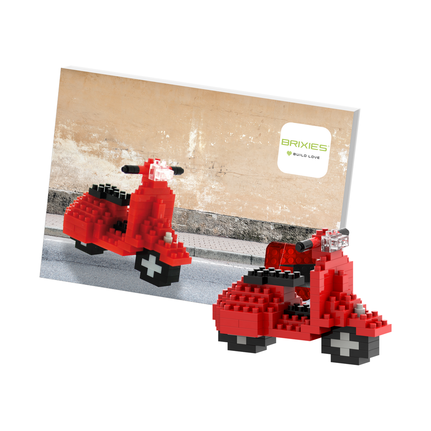 BRIXIES Motorroller Retro