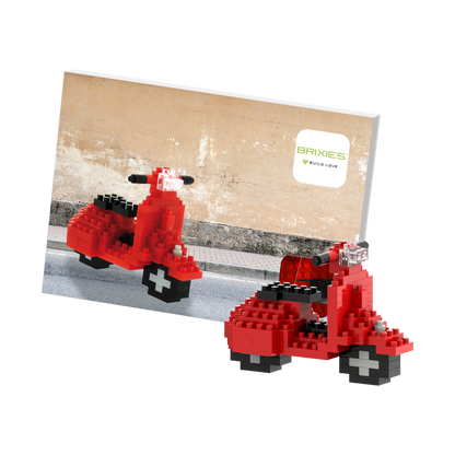 BRIXIES Motorroller Retro