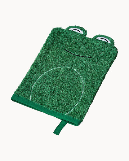 Organic washcloth - Frog