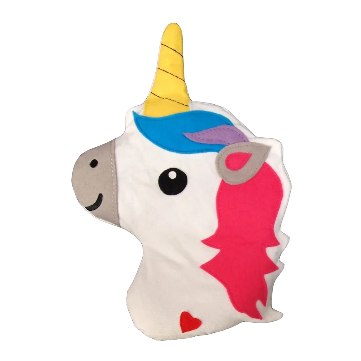 Cuddly Unicorn Head Heating Pad