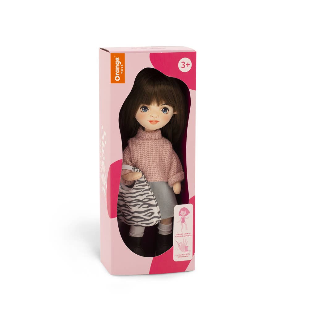Sophie doll with denim skirt 32 cm