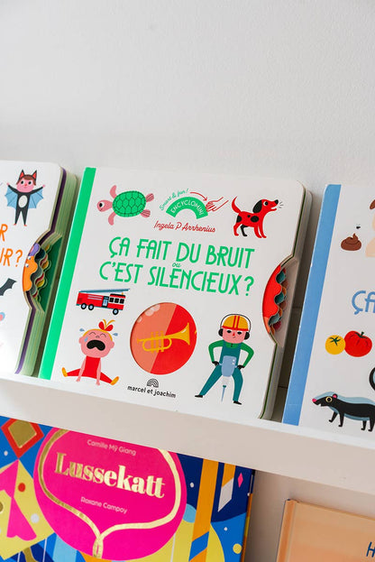 Children's book "DOES IT MAKE NOISE OR IS IT SILENT?"