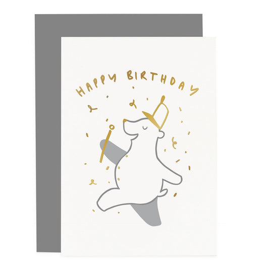 Happy Birthday Bear Greeting Card