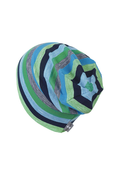 Bonnet slouch enfant rayé UV 50+ – vue 3