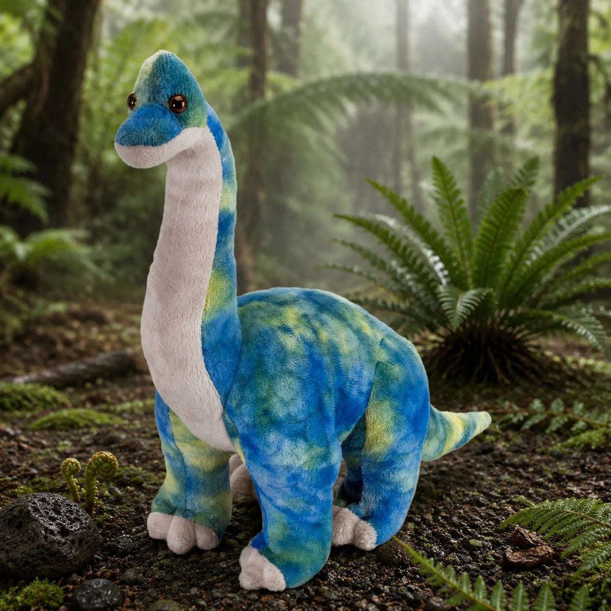 Wild Republic Dinosauria Brachiosaurus Stuffed Animal - 10" Stuffed Animals