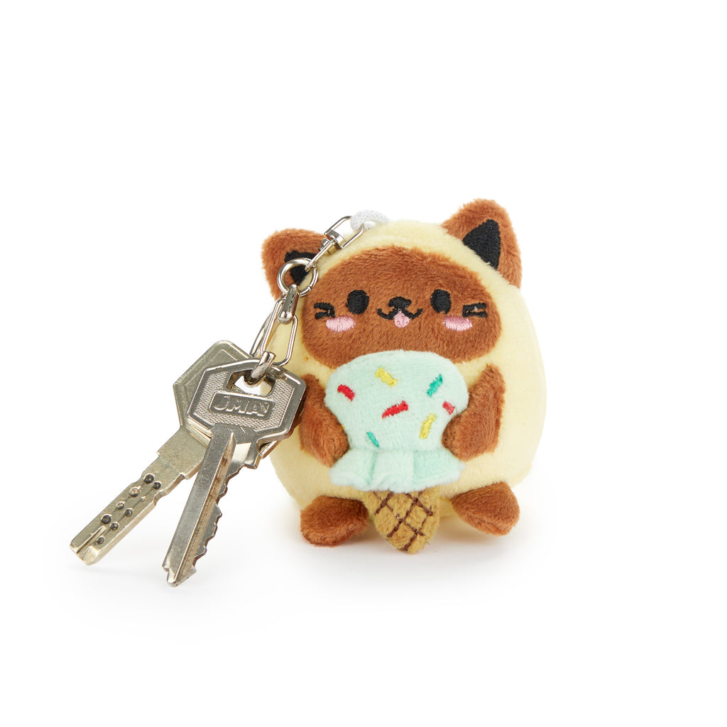 Porte-clés Fluffy Kawaii Minty