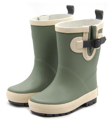 Follow the Duck: BOTTES EN CAOUTCHOUC taille: 34, vert sauge