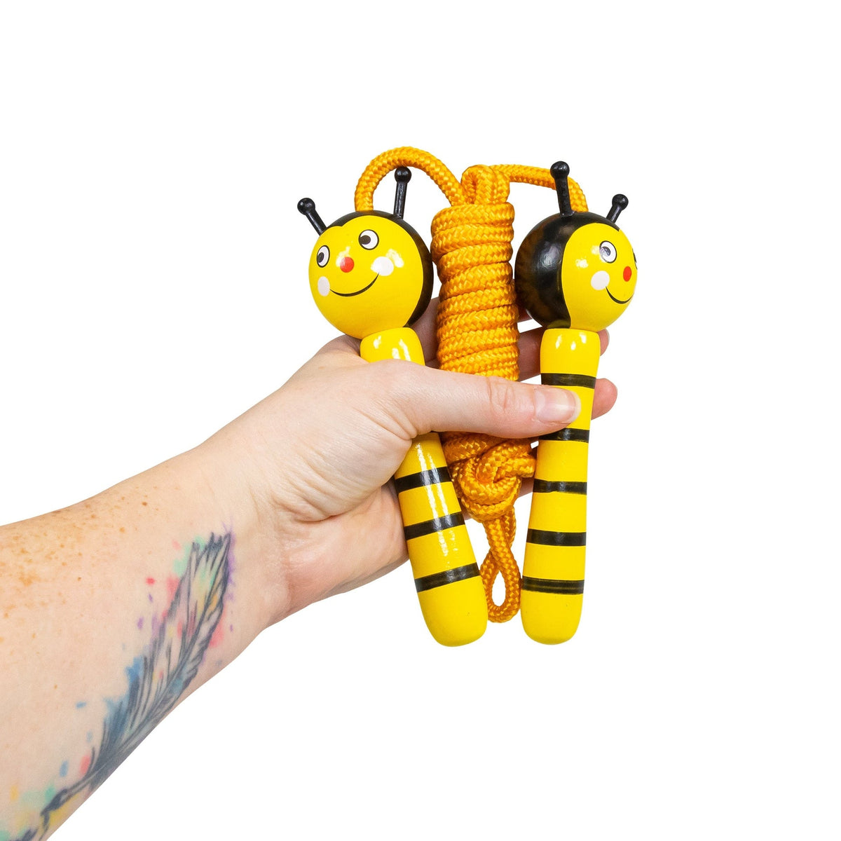 Corde à Sauter en Bois – Modèle Animal Assorti