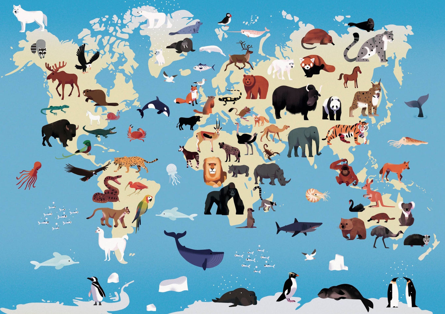 Puzzle - Animals 500 pieces