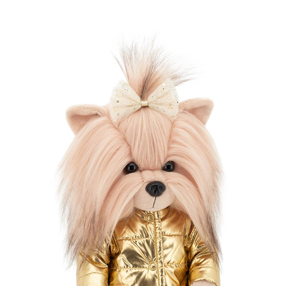 Lucky Yoyo Dog Doll: Gold Jacket - 38cm