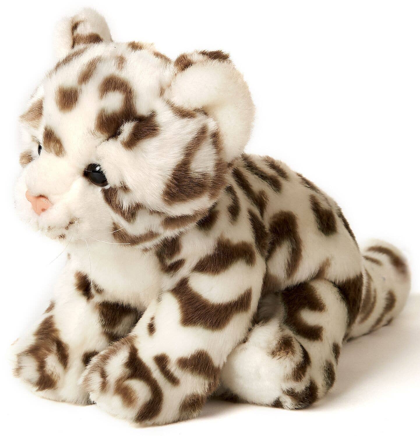 Sitting Snow Leopard Plush