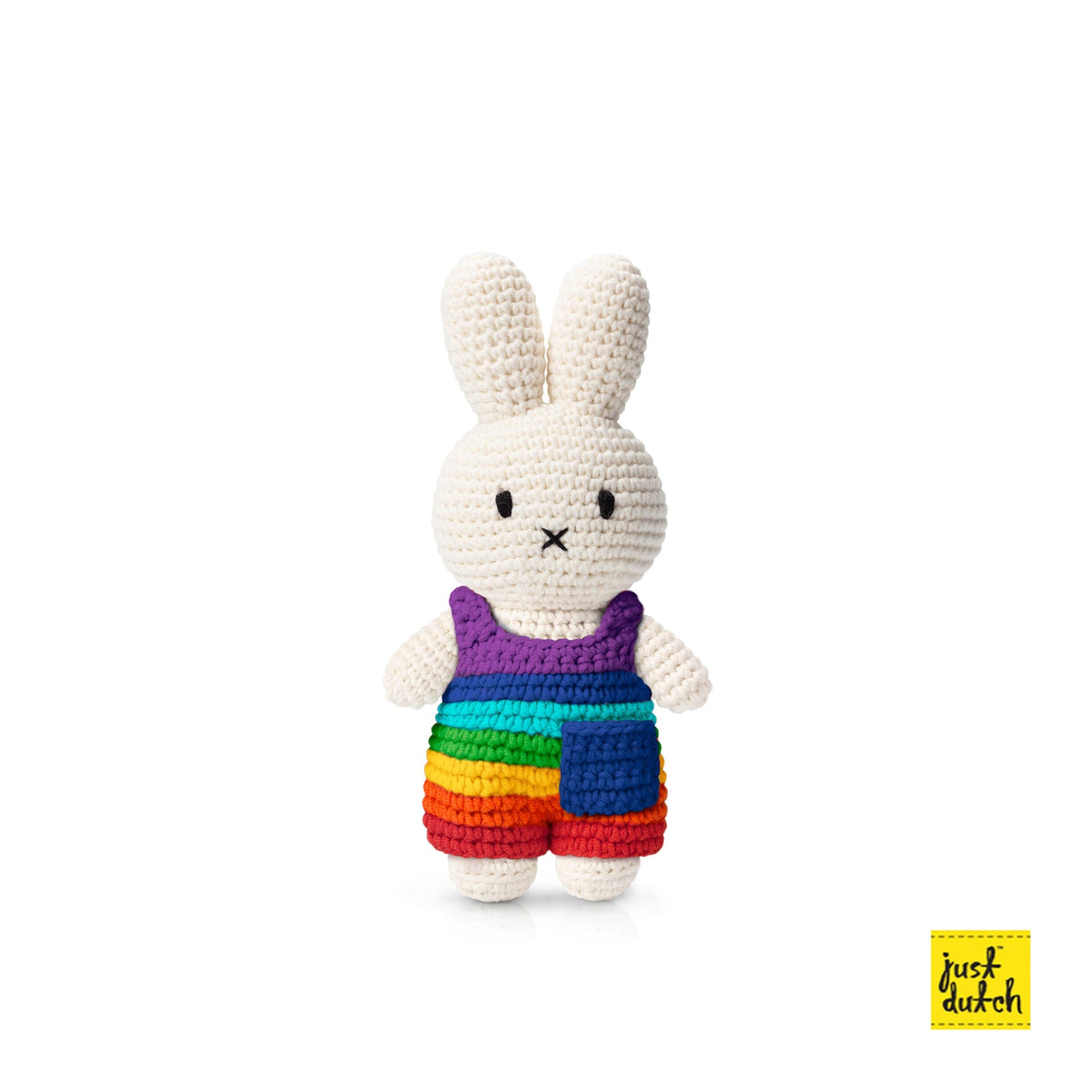 Miffy the Rabbit Crochet Plush - Multicolored Overalls