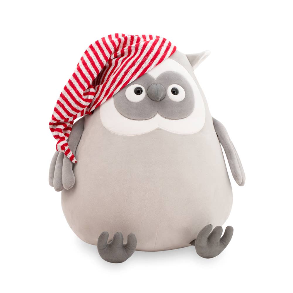 Owl plush toy with nightcap - 20cm - 0+