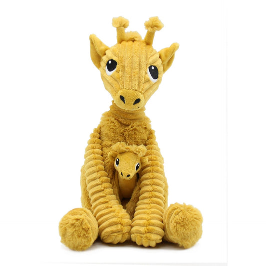 LES PTIPOTOS - MAMA & BABY GIRAFFE 30CM SENF