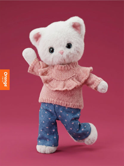 Poupée en peluche Lucky Kitty : Sweet Denim - 38 cm - 3+