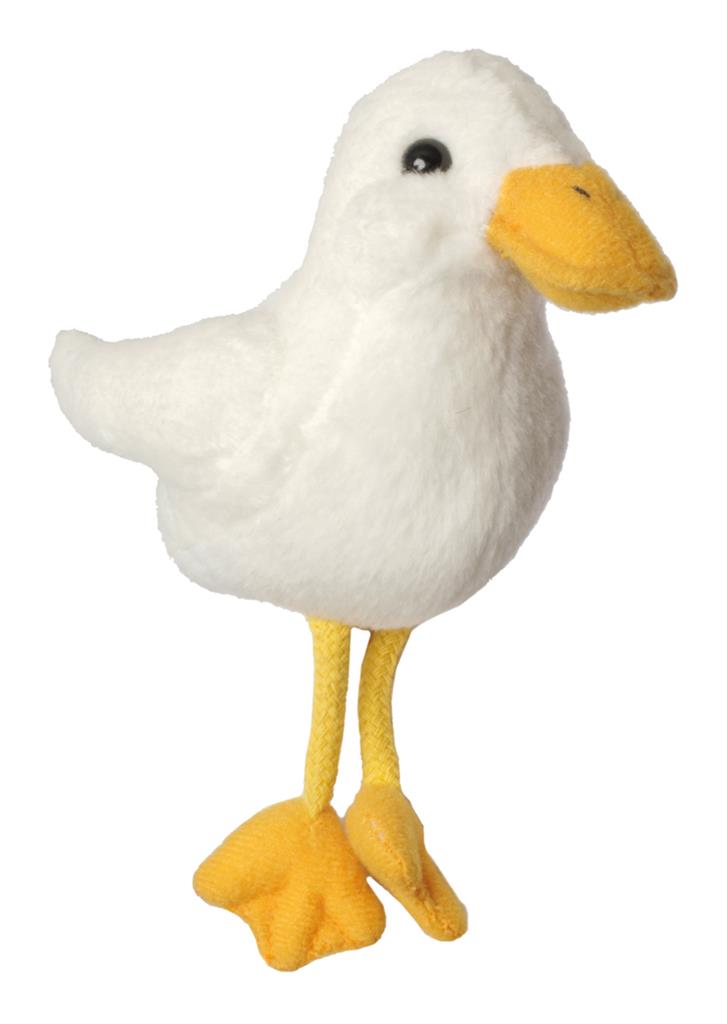 White Duck Finger Puppet