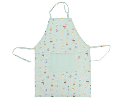 Three Little Pigs apron and pot holder set